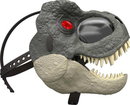 Jurassic World Rebirth T-Rex Rage N Roar Mask with LED Light Up