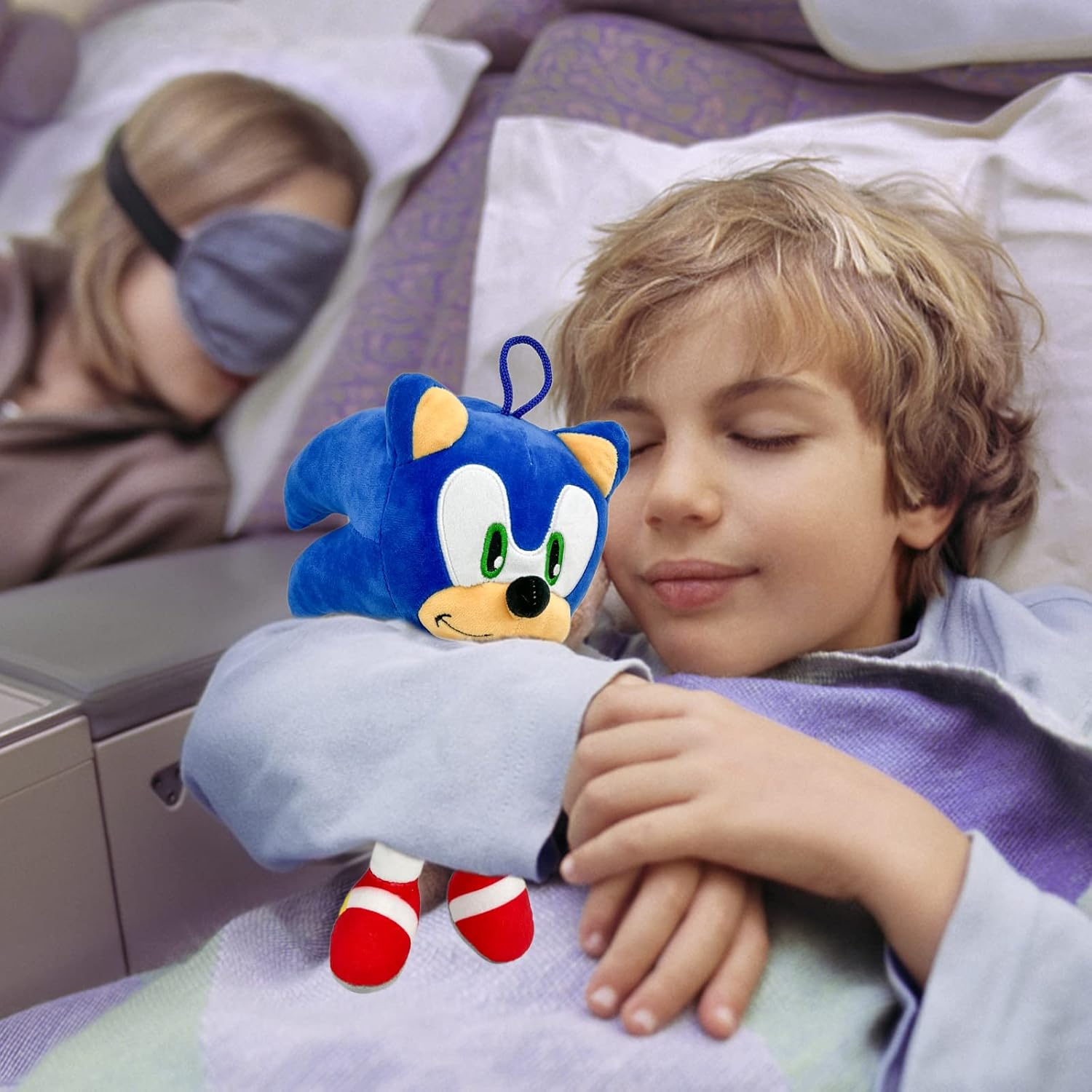 Sonic Plush Doll,The Hedgehog 2 the Movie Plush,Knuckles Sonic Plush Toy, Shadow Stuffed Animals Plush Pillow, Gift for Kids