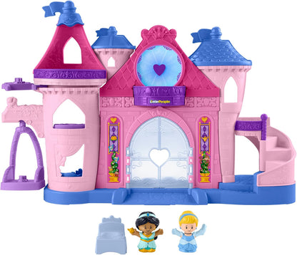 Disney Princess Little People Dancing Castle Cinderella Jasmine Lights Sounds