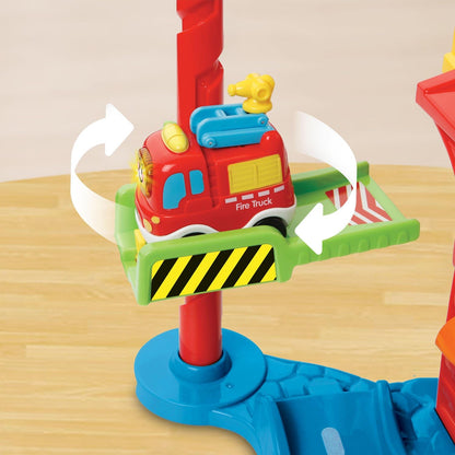 VTech Go! Go! Smart Wheels Save The Day Fire Station, Multicolor
