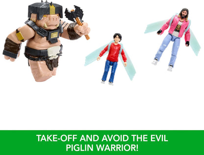 Minecraft A Well-Crafted Escape Figure Pack with 3 Action Figures & 4