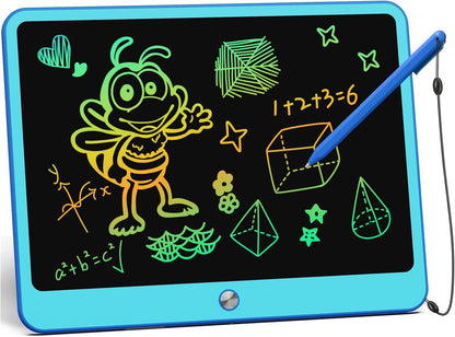 LCD Writing Tablet, Valentines Day Gifts for Kids，10 Inch Colorful Toddler Doodle Board Drawing Tablet, Erasable Reusable Electronic Drawing Pads, Educational and Learning Toys for Kids
