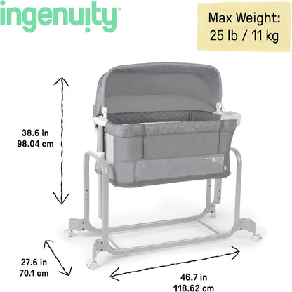 Ingenuity Dream Hero Starlight 3-in-1 Co-Sleeping Bassinet - Lume