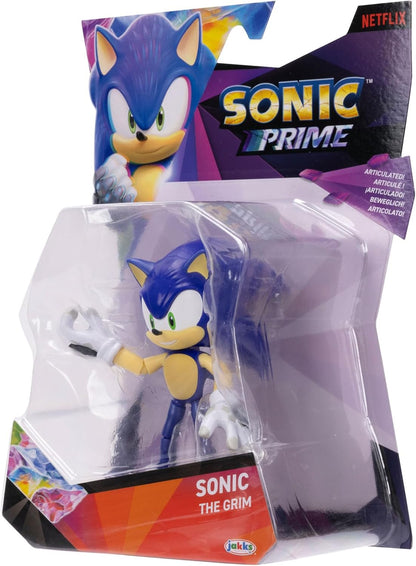 Sonic Prime 5-Inch Sonic - the Grim Action Figure 13 Points of Articulations. Ages 3+ (Officially Licensed by Sega and Netflix)