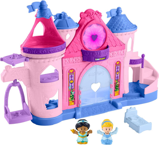 Disney Princess Little People Dancing Castle Cinderella Jasmine Lights Sounds