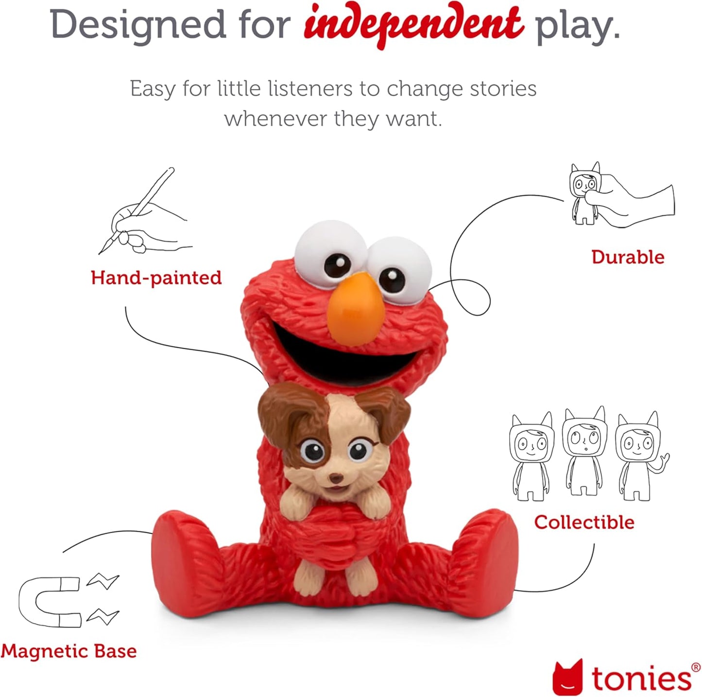 Tonies Elmo & Tango Audio Toy Figurine from Sesame Street