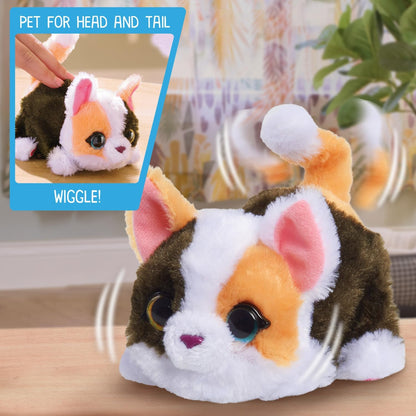 furReal My Minis Kitty Interactive Toy, Small Plush Kitty with Motion, Stuffed Animals, Kids Toys for Ages 4 Up by Just Play