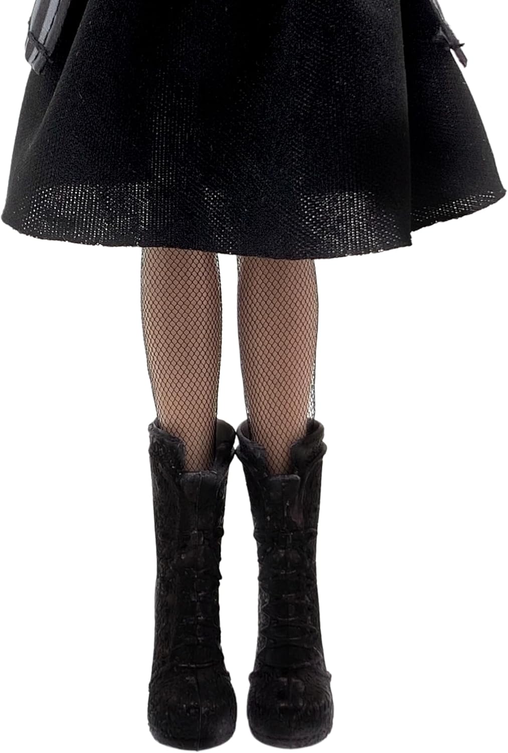 9" Addams Doll with Gift Box, Black Dress, High Heels and Hair, Perfect Christmas and Birthdays Toy Gift for Girls and Fans（New-B）