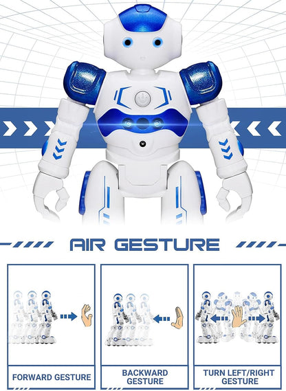 KingsDragon Smart RC Robot Toy – Programmable, Gesture & Remote Control Robot for Kids Ages 3–8 – Talking, Dancing, Interactive Gift for Boys & Girls