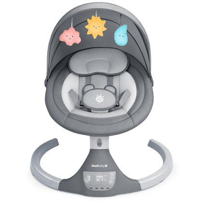 JOOL BABY Nova Motorized Infant Baby Swing - Gray (2024 version)