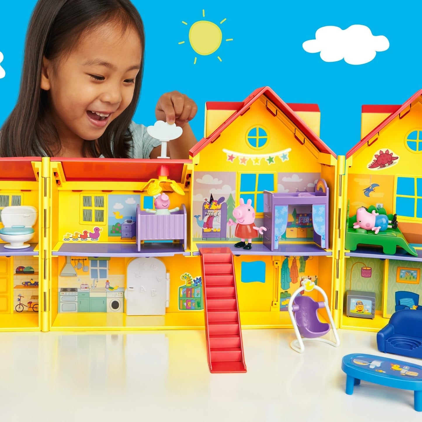Peppa Pig Big Fold Out House Mini Figure