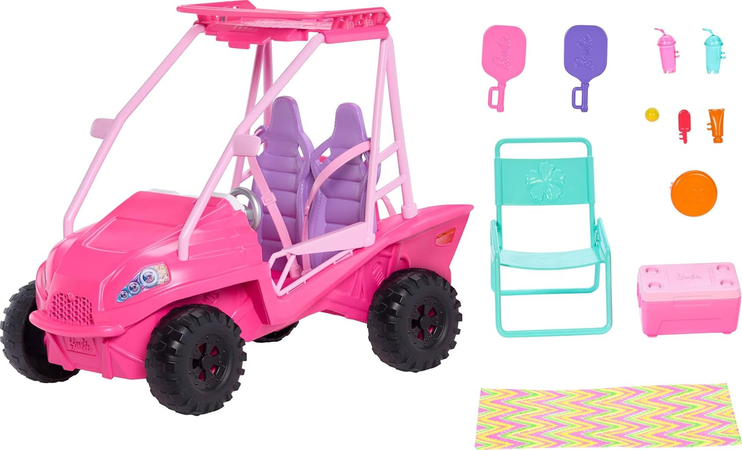 Barbie Mysteries Beach Detectives Playset with Beach Buggy & Accessories