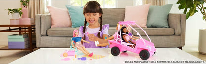 Barbie Mysteries Beach Detectives Playset with Beach Buggy & Accessories