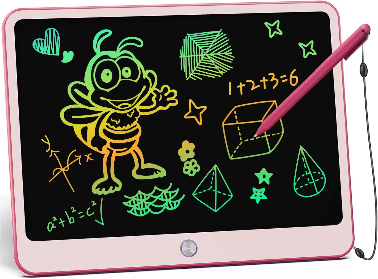 LCD Writing Tablet, Valentines Day Gifts for Kids，10 Inch Colorful Toddler Doodle Board Drawing Tablet, Erasable Reusable Electronic Drawing Pads, Educational and Learning Toys for Kids