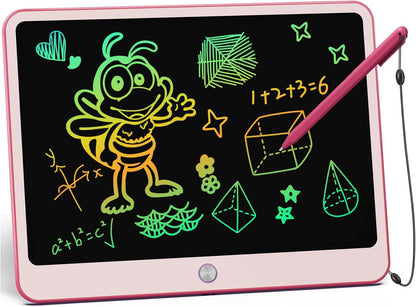 LCD Writing Tablet, Valentines Day Gifts for Kids，10 Inch Colorful Toddler Doodle Board Drawing Tablet, Erasable Reusable Electronic Drawing Pads, Educational and Learning Toys for Kids