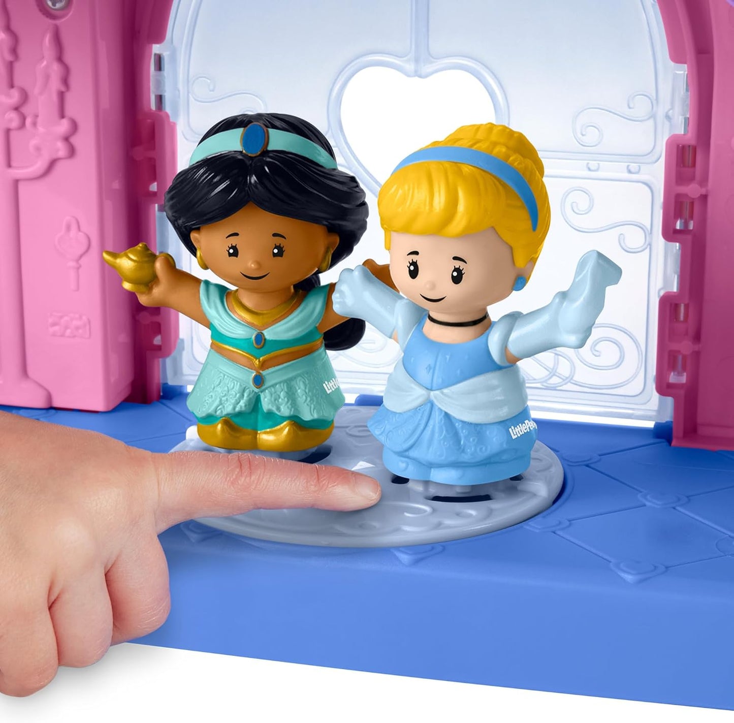 Disney Princess Little People Dancing Castle Cinderella Jasmine Lights Sounds