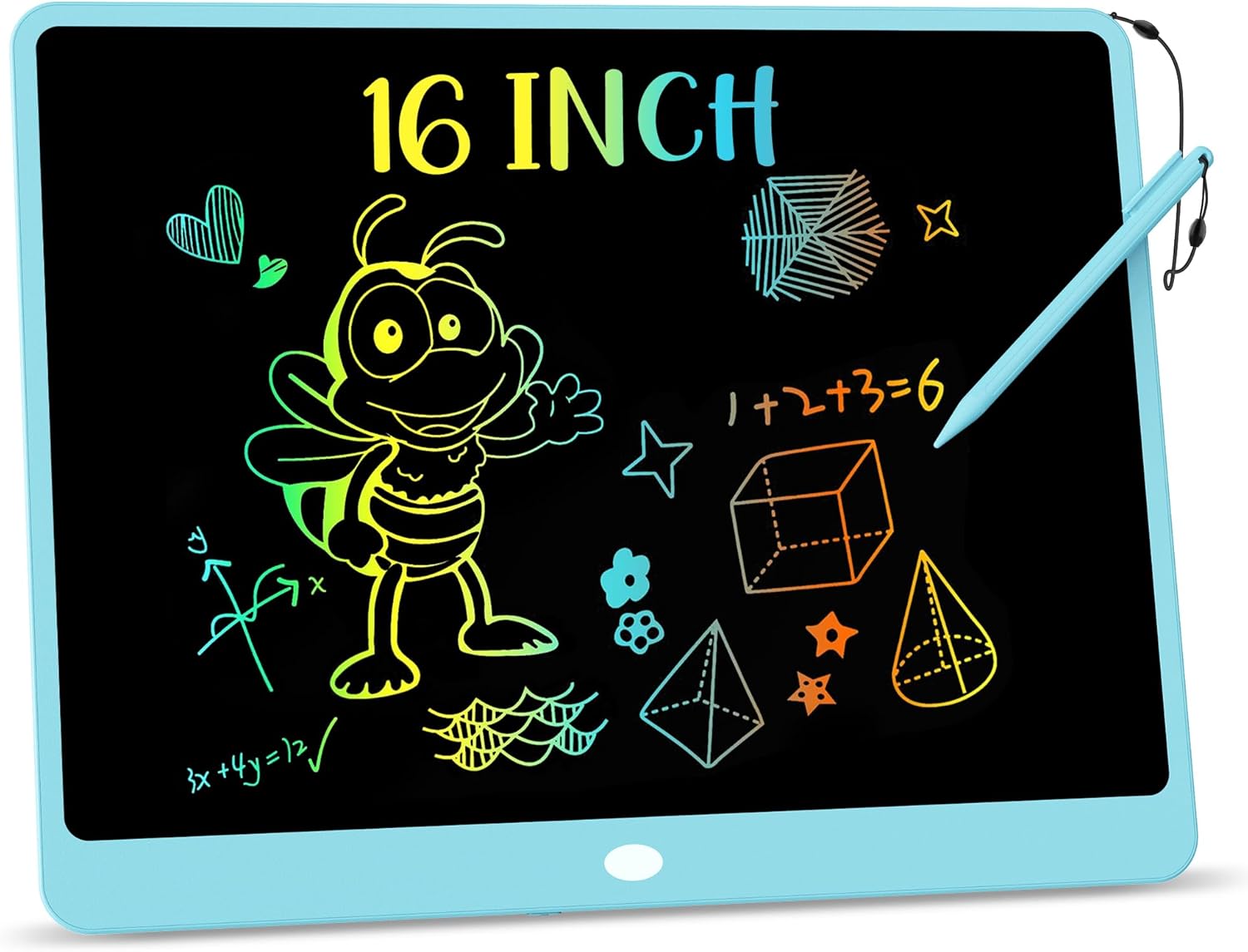 LCD Writing Tablet, Valentines Day Gifts for Kids，10 Inch Colorful Toddler Doodle Board Drawing Tablet, Erasable Reusable Electronic Drawing Pads, Educational and Learning Toys for Kids