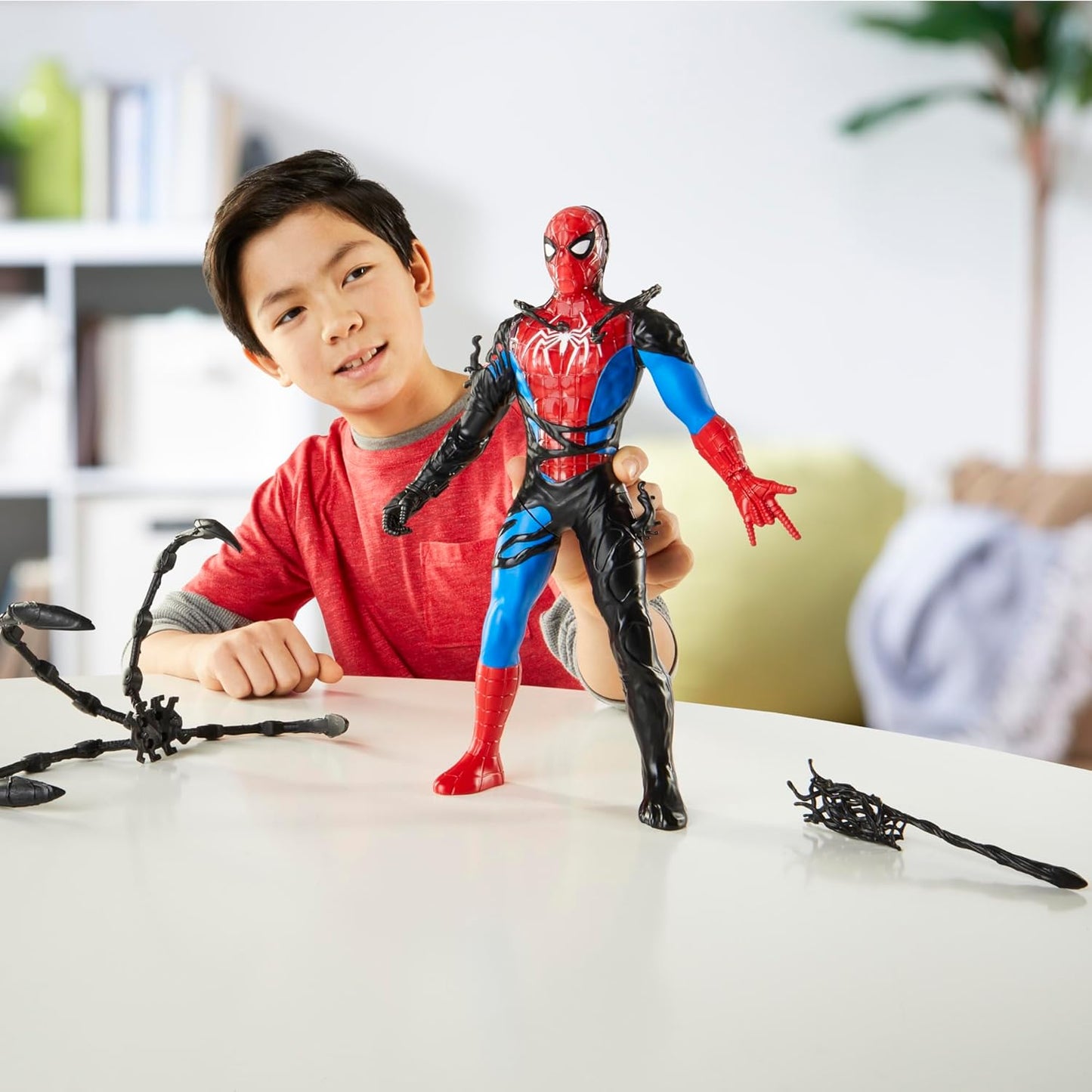Spider-Man VenomVerse Liquid Shifter 11-Inch Action Figure – Marvel Super Hero Toy for Kids 4+