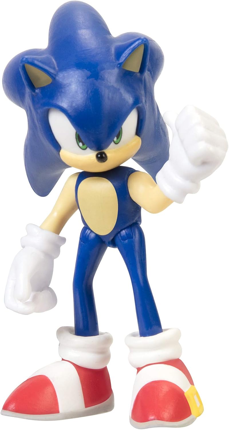 Sonic the Hedgehog Action Figure 2.5 Inch Sonic Collectible Toy, 3 Years