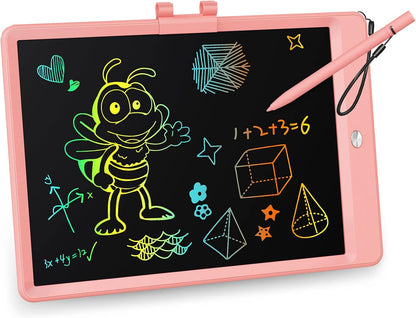 LCD Writing Tablet, Valentines Day Gifts for Kids，10 Inch Colorful Toddler Doodle Board Drawing Tablet, Erasable Reusable Electronic Drawing Pads, Educational and Learning Toys for Kids