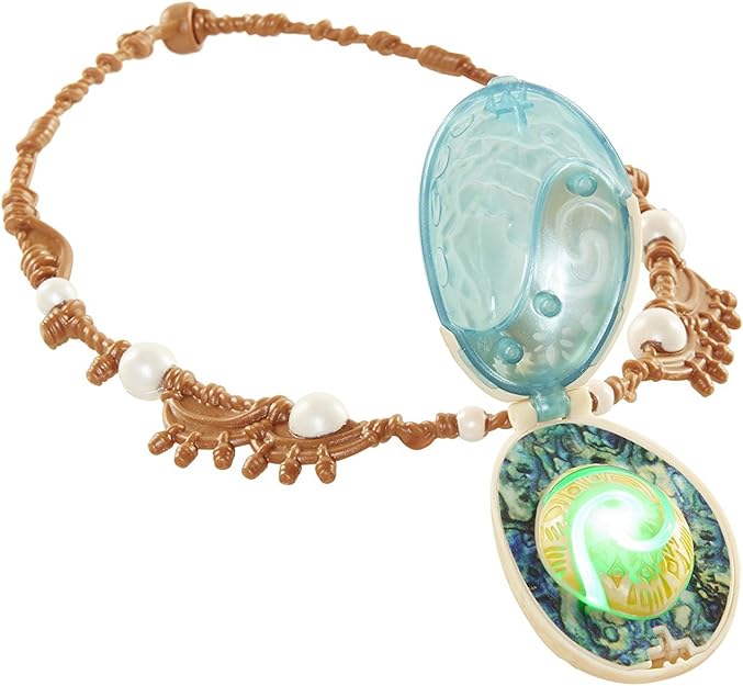 Disney Moanas Magic Shell Heart Light Up Necklace by Te Fiti Brand Name Disney Moana