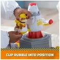PAW Patrol Rubble & Crew Launch & Spin Spaceship Playset with Rubble Figure for Kids Ages 3 and Up, Multi-Color