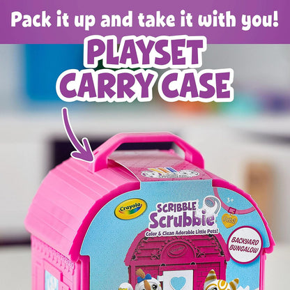 Scribble Scrubbie Pets, Backyard Playset, Toys for Girls & Boys, Gifts for Kids, Ages 3+