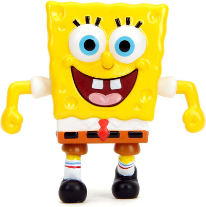Spongebob Squarepants 2.5" 4-Pack Die-Cast Figures, Toys for Kids and Adults