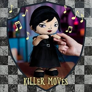 Just Play Wednesday Dancing Plush Doll with Music and Movement, 12.5-Inch Dancing Plushie, Interactive Toy, Kids Toys for Ages 3 Up