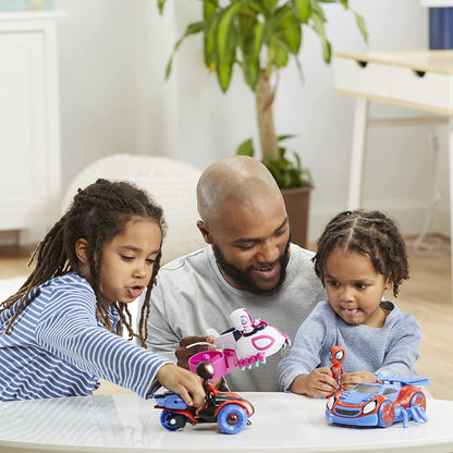 Team Spidey Change ‘N Go Riders Playset, 3 Toy Cars and Action Figures, Marvel Super Hero Toys for 3 Year Old Boys and Girls and up (Amazon Exclusive)