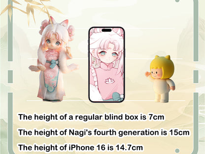 CALEMBOU BJD Blind Box, 1/12 Cute NAGI the Untrammeled Traveler Series BJD Doll, 5.5 Inches Collectable Action Figure for Birthday Gifts (Nagi-Xyy-1Box)