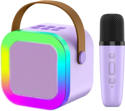 Kids Karaoke Microphone Machine Toy, 4-12 Years Old Girls Christmas Birthday Gift for Girls, Karaoke Toys Gifts for Girls Ages 4, 5, 6, 7, 8, 9, 10, 12 +Year Old Birthday Party.