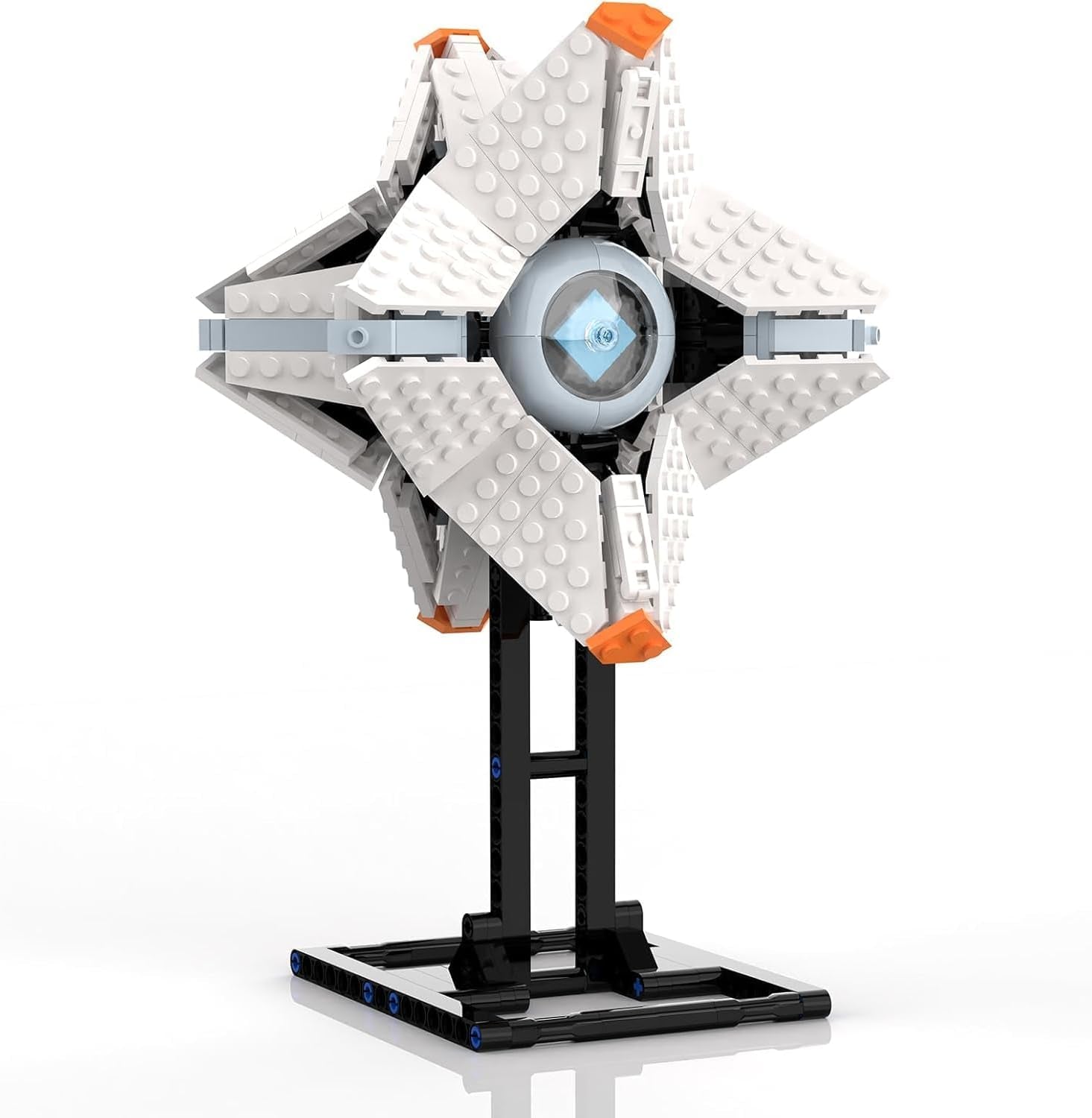 Ghost Shell Building Blocks for Kids Ages 9+, Generalist Shell Building Toy Sets, Featuring a Display Stand, Lightfall Model Toy, Compatible with Lego for Adults, Game Fans (378 Pieces)