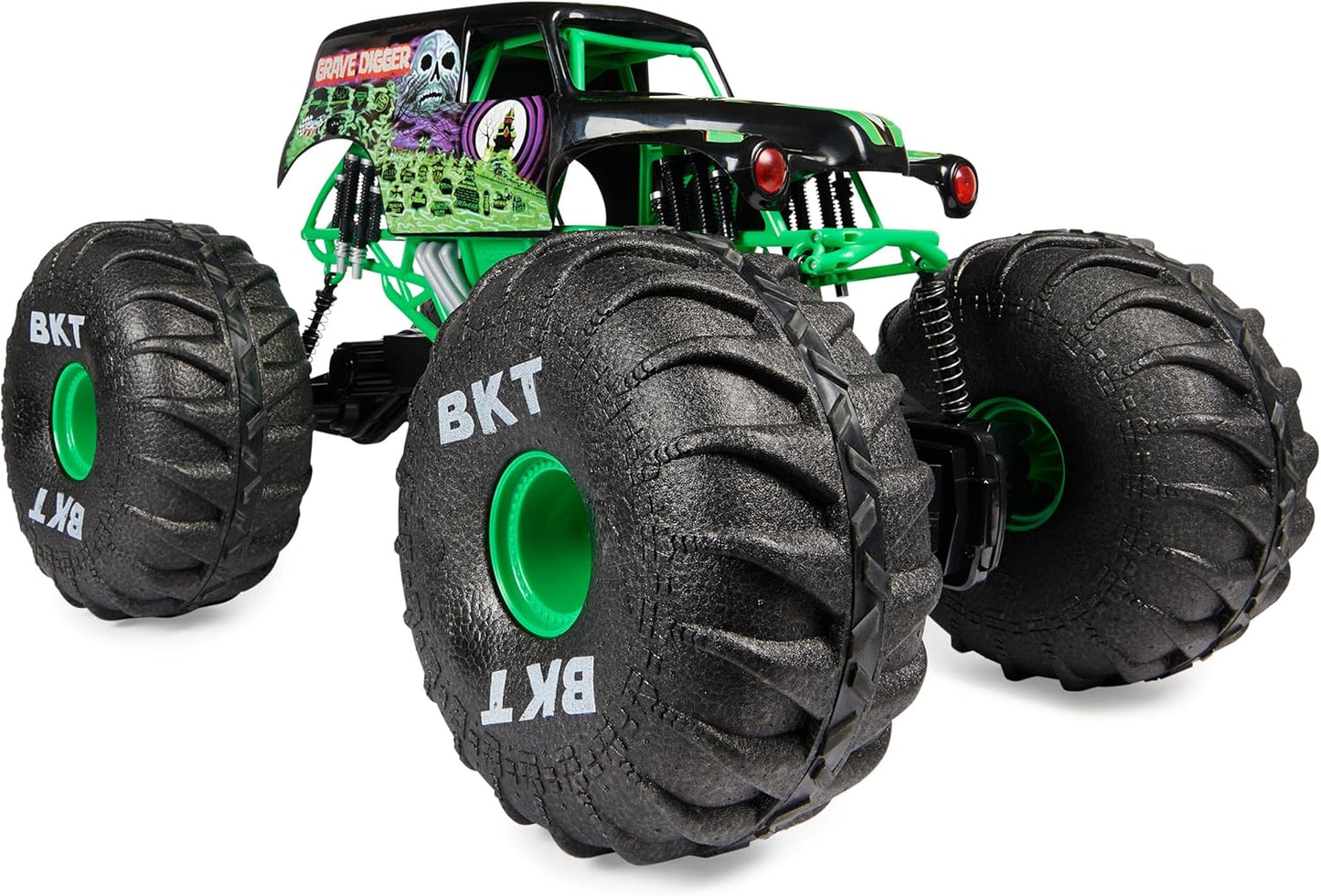 Monster Jam, Official Mega Grave Digger All-Terrain Remote Control Monster Truck with Lights, 1:6 Scale, Kids Toys for Boys and Girls Ages 4-6+
