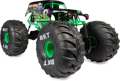 Monster Jam, Official Mega Grave Digger All-Terrain Remote Control Monster Truck with Lights, 1:6 Scale, Kids Toys for Boys and Girls Ages 4-6+