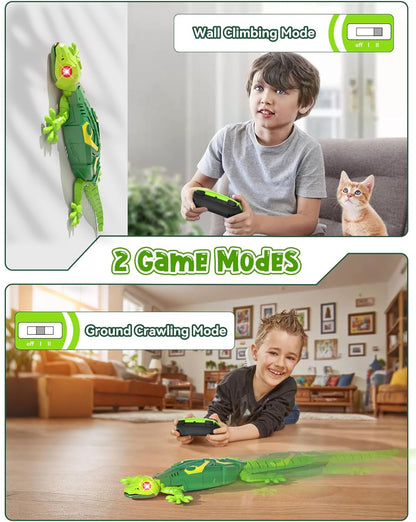 Wall Climbing Lizard RC Car – Wall Crawler Robot Gecko Toy for Kids Ages 3+