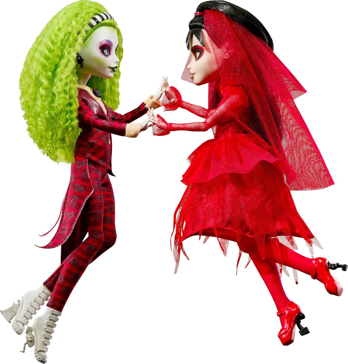 Monster High Skullector Beetlejuice Beetlejuice Doll 2-Pack, Collectible Betelgeuse and Lydia Deetz Set with Accessories and Displayable Packaging (Amazon Exclusive)