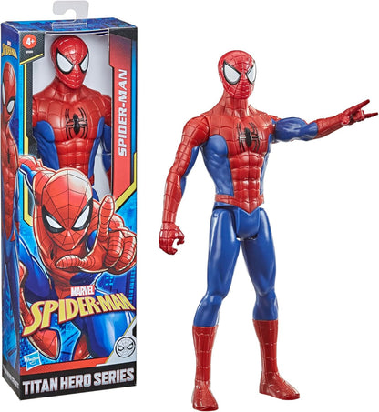 Spider-Man Titan Hero Series 12-Inch Action Figure with FX Port – Marvel Super Hero Toy for Kids 4+