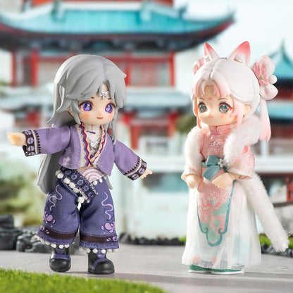 CALEMBOU BJD Blind Box, 1/12 Cute NAGI the Untrammeled Traveler Series BJD Doll, 5.5 Inches Collectable Action Figure for Birthday Gifts (Nagi-Xyy-1Box)