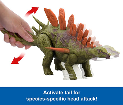 Jurassic World Wild Roar Dinosaur Toy – Roaring Sound & Tail Attack Action