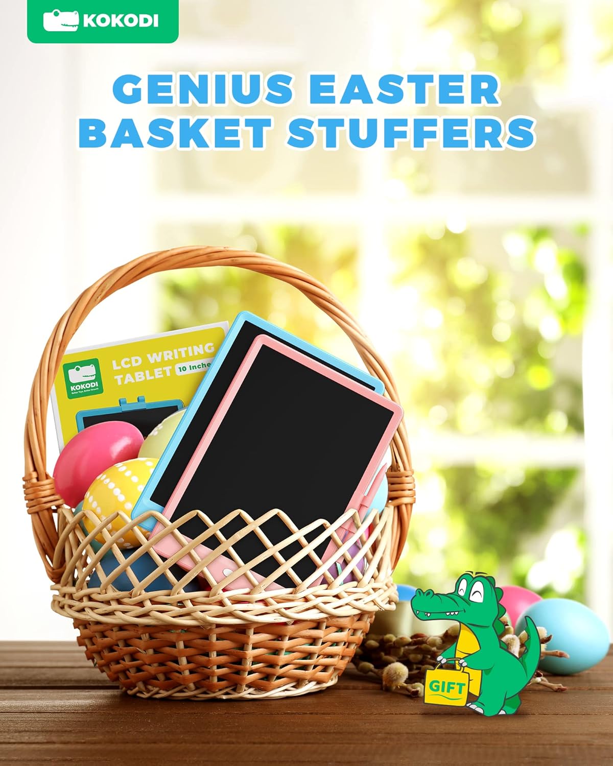 LCD Writing Tablet, Valentines Day Gifts for Kids，10 Inch Colorful Toddler Doodle Board Drawing Tablet, Erasable Reusable Electronic Drawing Pads, Educational and Learning Toys for Kids