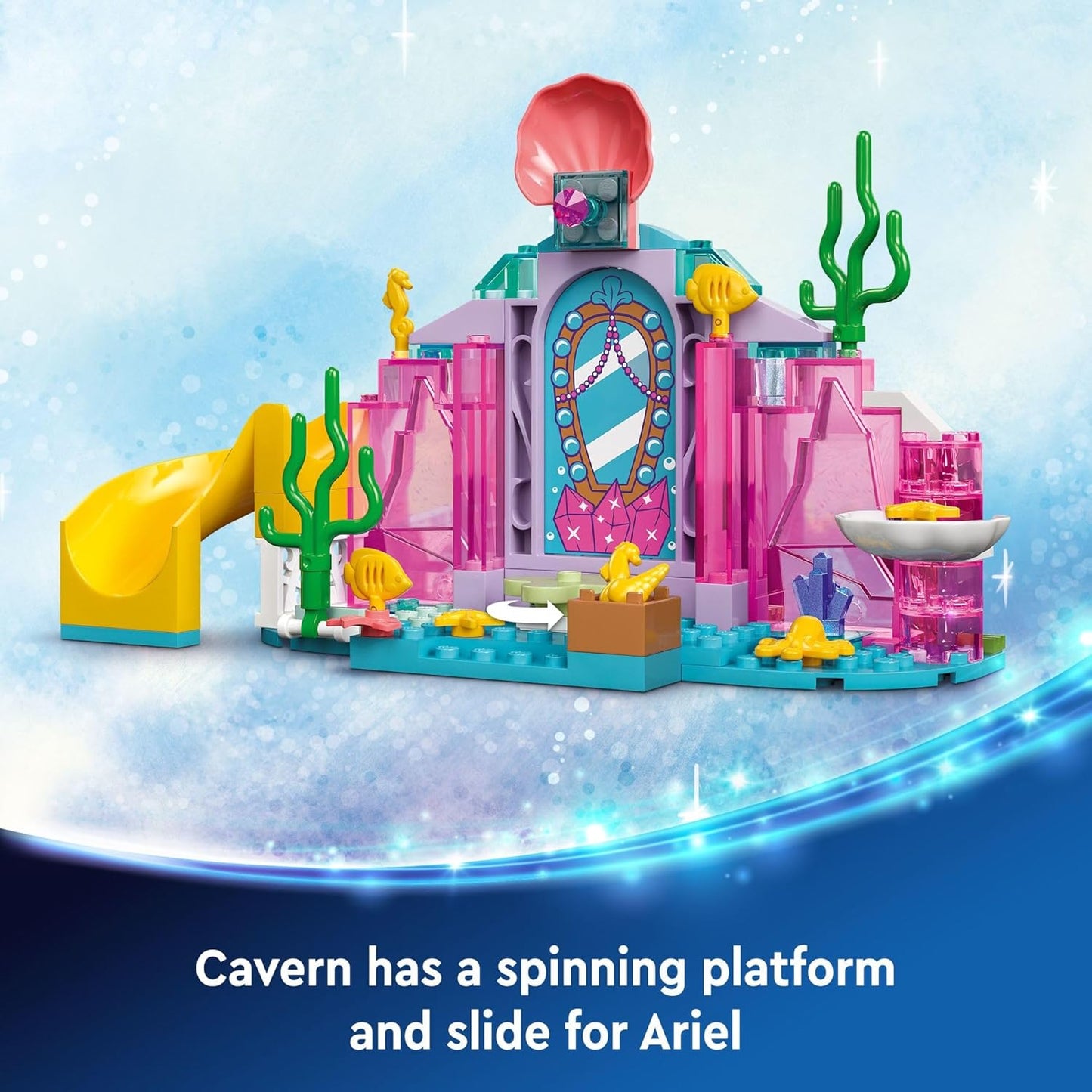 LEGO Disney Princess Ariel's Crystal Cavern and Treasure Chest 43254