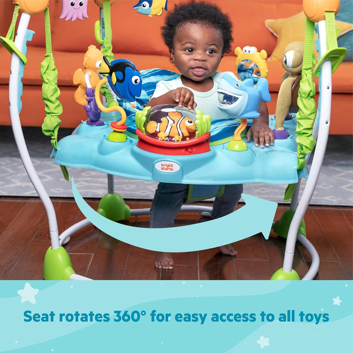 Disney Baby Finding Nemo Sea of Activities Jumper