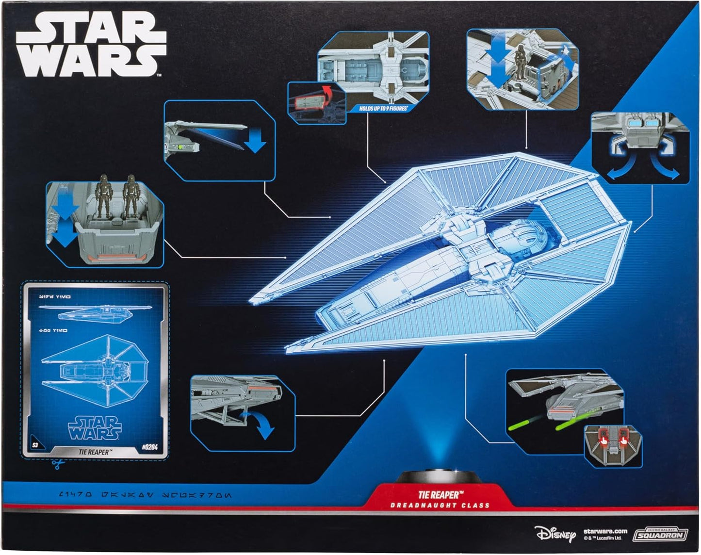 Star Wars TIE Reaper Attack Lander 9" Vehicle and Figure