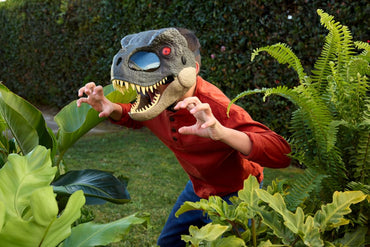 Jurassic World Rebirth T-Rex Rage N Roar Mask with LED Light Up