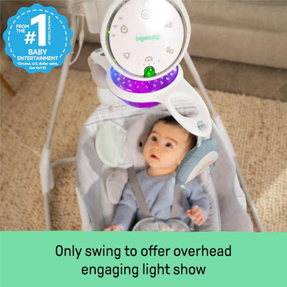 Ingenuity InLighten Soothing Swing - Van the Elephant