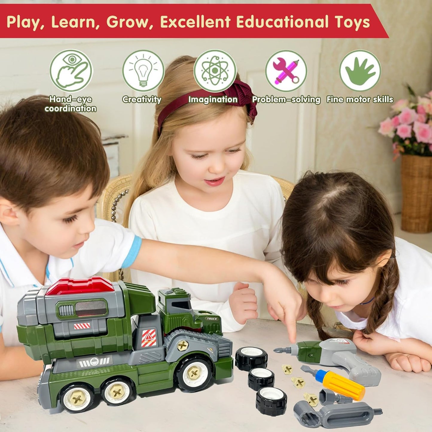 Army Trucks for Boys Girls