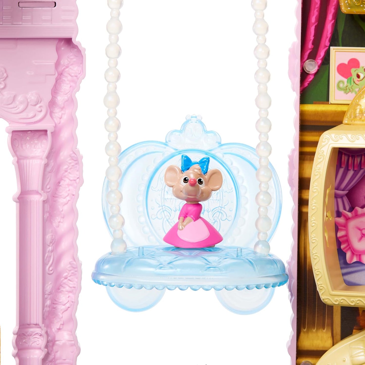 Disney Princess Pet Palace & Cinderella Fashion Doll with 2 Animal Friends