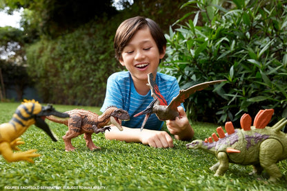 Jurassic World Rebirth Gigantic Thrashers Tyrannotitan Dinosaur Toy – Tail-Activated Rampage Attacks & App Connected Play