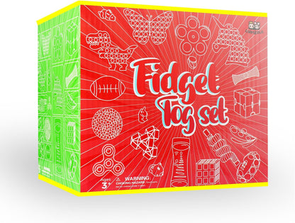160 Pack Fidget Toys Set – Sensory Toys for Kids with Autism & ADHD, Mini Bulk Party Favors, Pinata Stuffers, Classroom Treasure Box Prizes, Stress Relief Toy Assortment